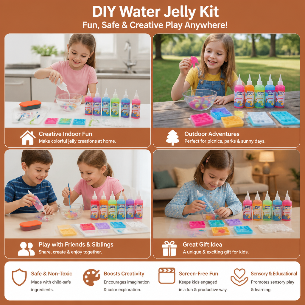 DIY Water Jelly Kit with Gels & Molds