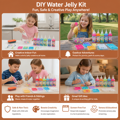 DIY Water Jelly Kit with Gels & Molds