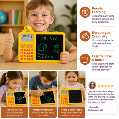 Interactive Math Drawing & Erase Learning Set for Kids