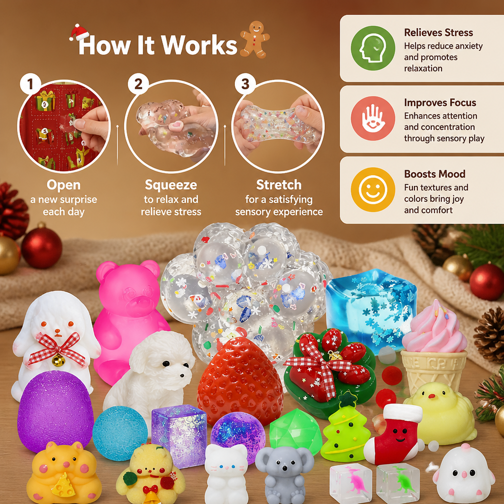 24-Days Premium Squishy Advent Calendar