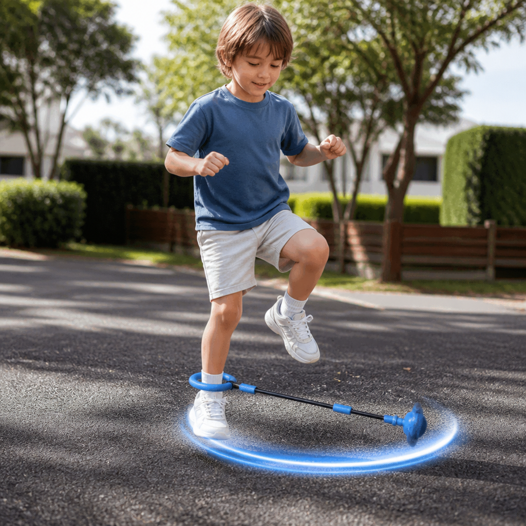 3-in-1 LED Skip Ball with Jump Counter & Timer for Kids