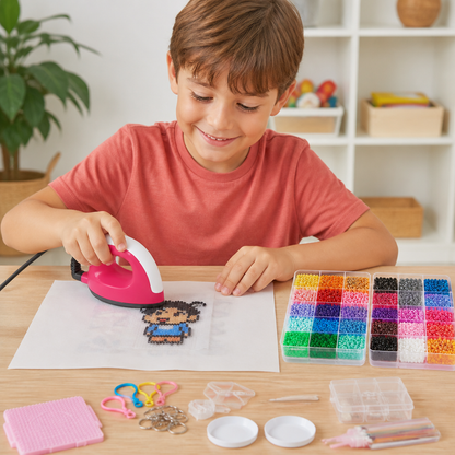 Premium Fuse Beads Set with Crafting Tools – DIY Arts & Crafts Kit
