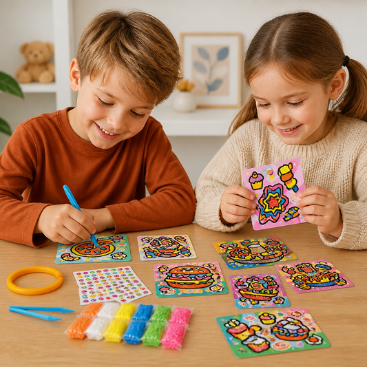 DIY Clay Sticker Art & Craft Kit for Kids
