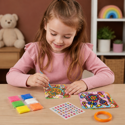 DIY Clay Sticker Art & Craft Kit for Kids