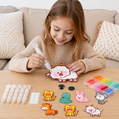 DIY Dot Bead Sticker Art Kit for Kids