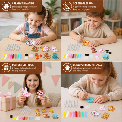 DIY Dot Bead Sticker Art Kit for Kids