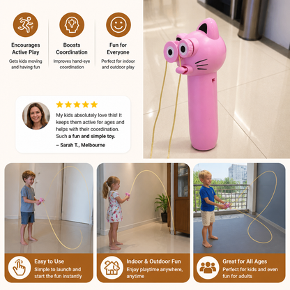 Interactive Flying Rope Toy for Kids
