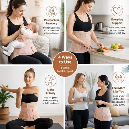 3-in-1 Postpartum Belly Support & Recovery Wrap