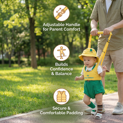 Adjustable Baby Walking Harness with Safety Strap