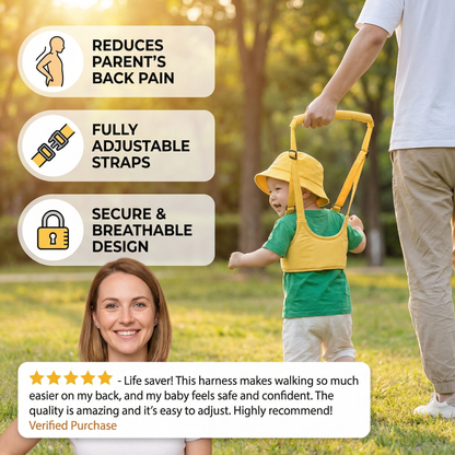 Adjustable Baby Walking Harness with Safety Strap