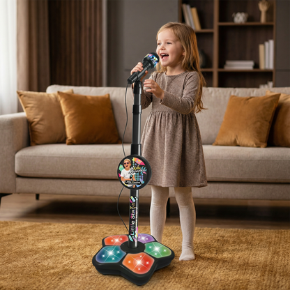 Kids Karaoke Machine with Microphone Stand – Singing Fun Set