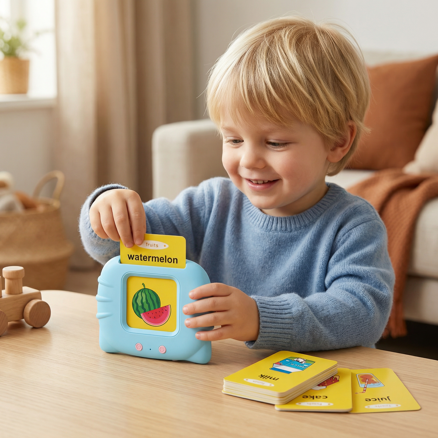 Talking English Flash Cards – Interactive Learning Game for Kids