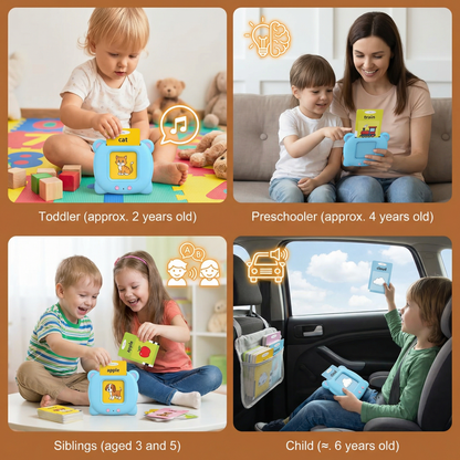 Talking English Flash Cards – Interactive Learning Game for Kids
