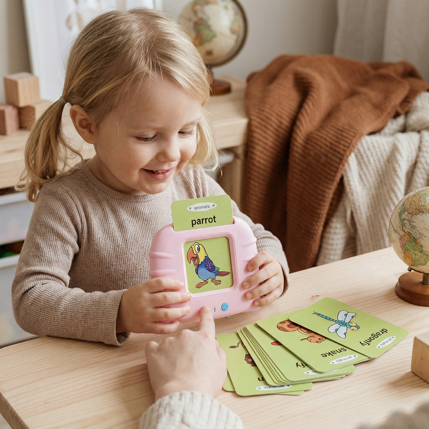 Talking English Flash Cards – Interactive Learning Game for Kids