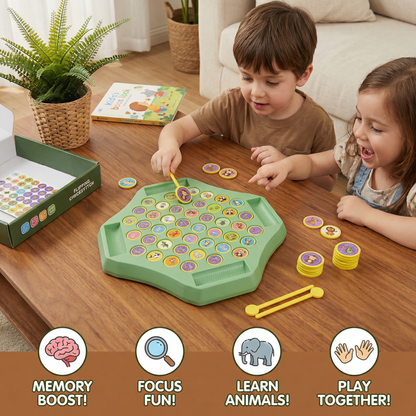 Animal Coin Memory Family Flipping Game