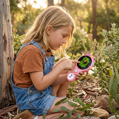 Kids Digital Video Microscope with Screen – Portable Science Explorer for Little Investigators