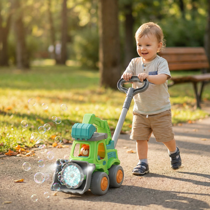 Light-Up Bubble Push Toy – Bubble Blowing Walker for Kids