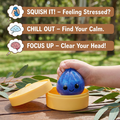 Squishy Fidget Toy – Kawaii Squeeze Ball for Stress Relief