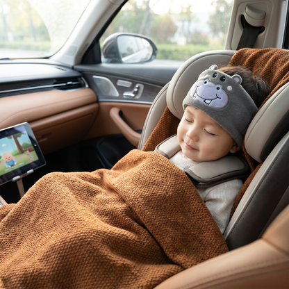 2-in-1 Sleep Headband with Bluetooth Speakers – Soft Wireless Headband for Travel & Sleep
