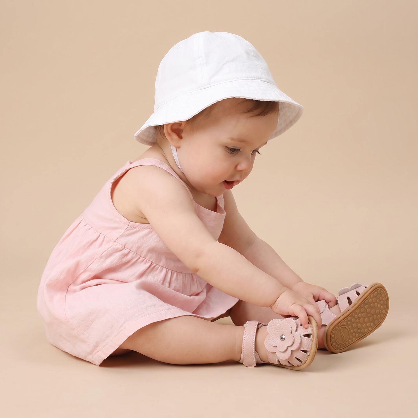 Flower Cutout Sandals