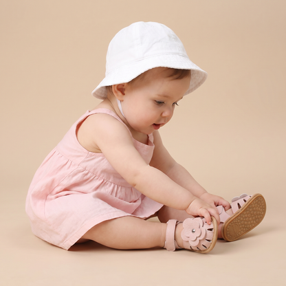 Flower Cutout Sandals