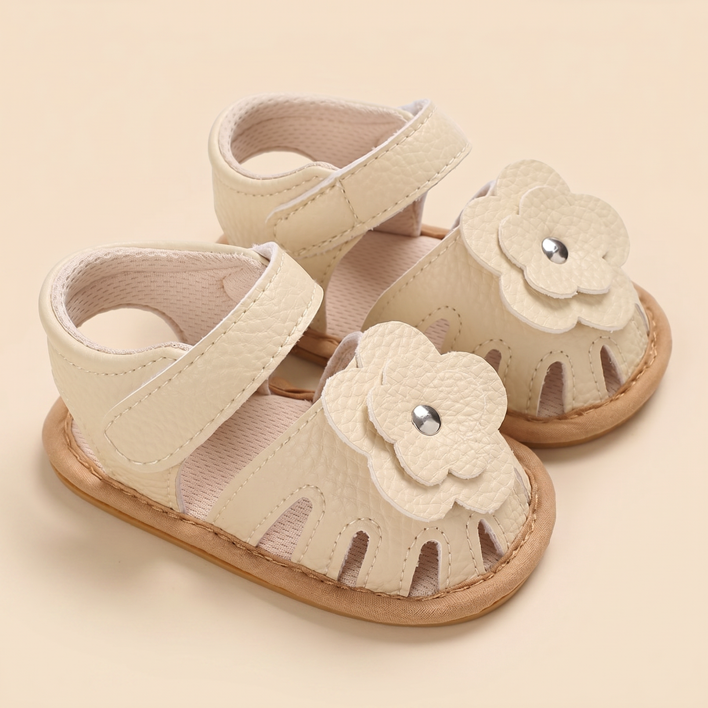 Flower Cutout Sandals