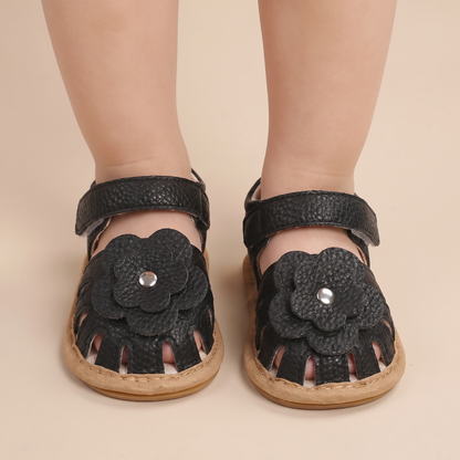 Closed-Toe Flower Sandals