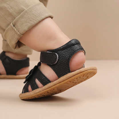 Closed-Toe Flower Sandals