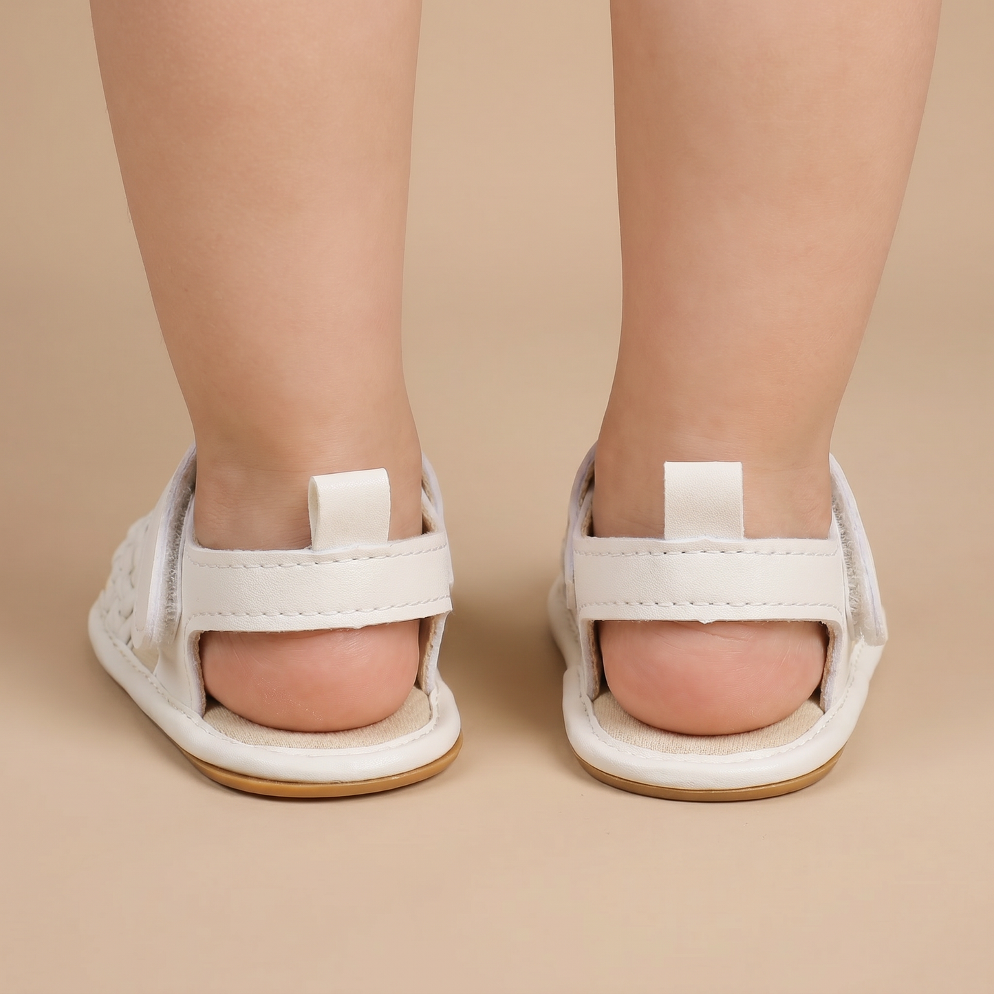 Braided Strap Velcro Sandals