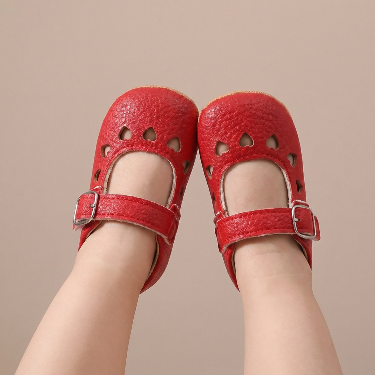 Heart Cutout Mary Jane Shoes