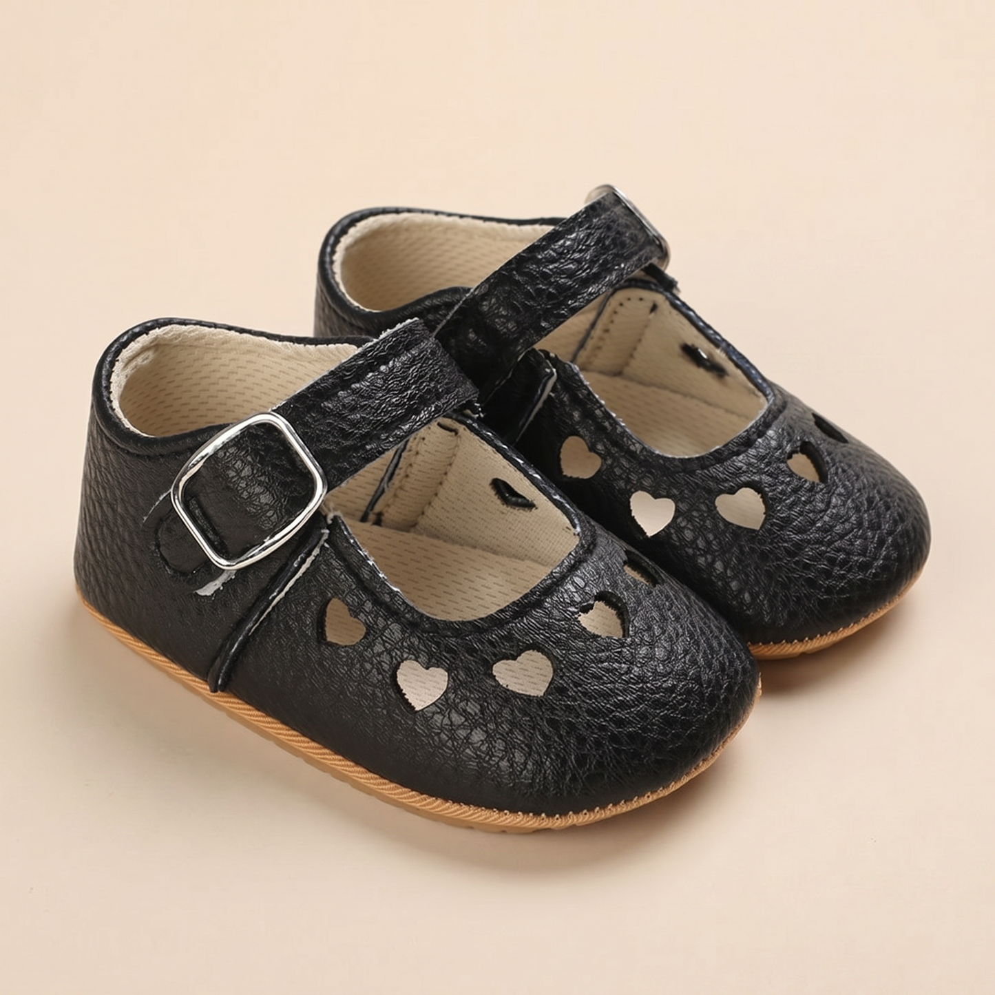 Heart Cutout Mary Jane Shoes
