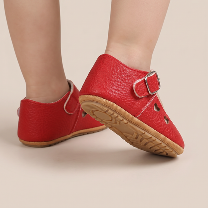 Heart Cutout Mary Jane Shoes