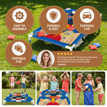 Bean Bag Toss Game Set – Indoor & Outdoor Family Game
