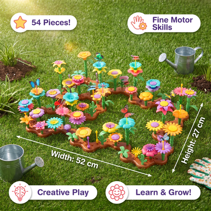 Flower Garden Building Toy for Kids – Creative Planting & Learning Playset for Little Gardeners