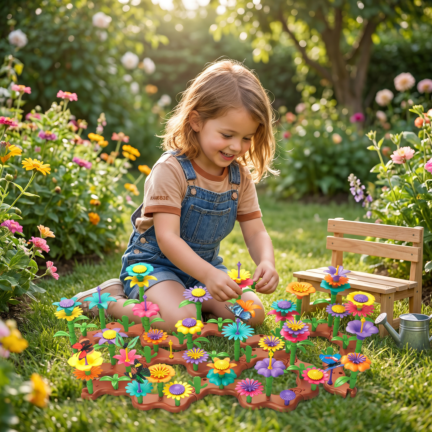 Flower Garden Building Toy for Kids – Creative Planting & Learning Playset for Little Gardeners