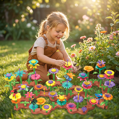 Flower Garden Building Toy for Kids – Creative Planting & Learning Playset for Little Gardeners