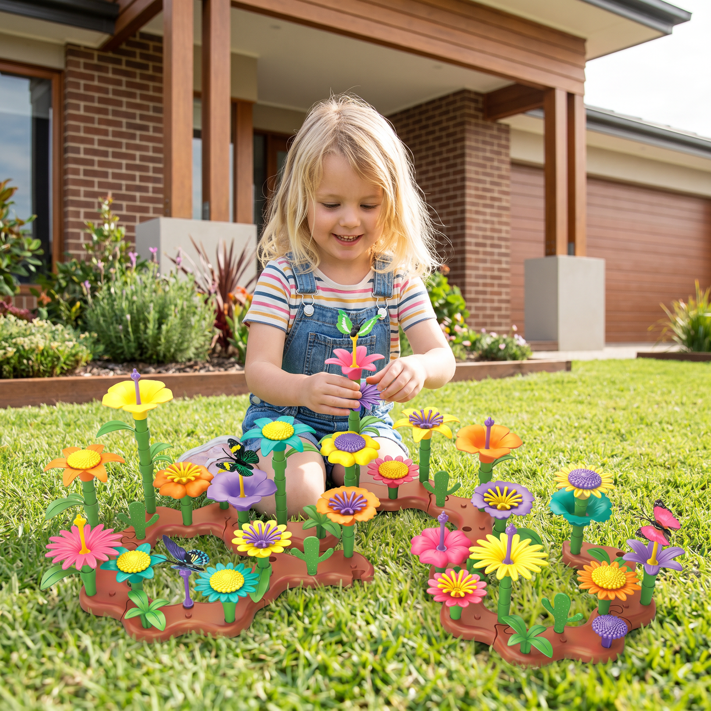 Flower Garden Building Toy for Kids – Creative Planting & Learning Playset for Little Gardeners