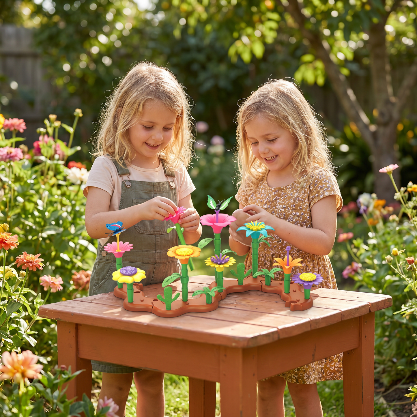 Flower Garden Building Toy for Kids – Creative Planting & Learning Playset for Little Gardeners