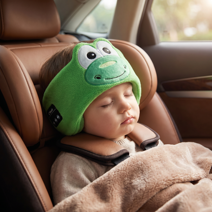 2-in-1 Sleep Headband with Bluetooth Speakers – Soft Wireless Headband for Travel & Sleep