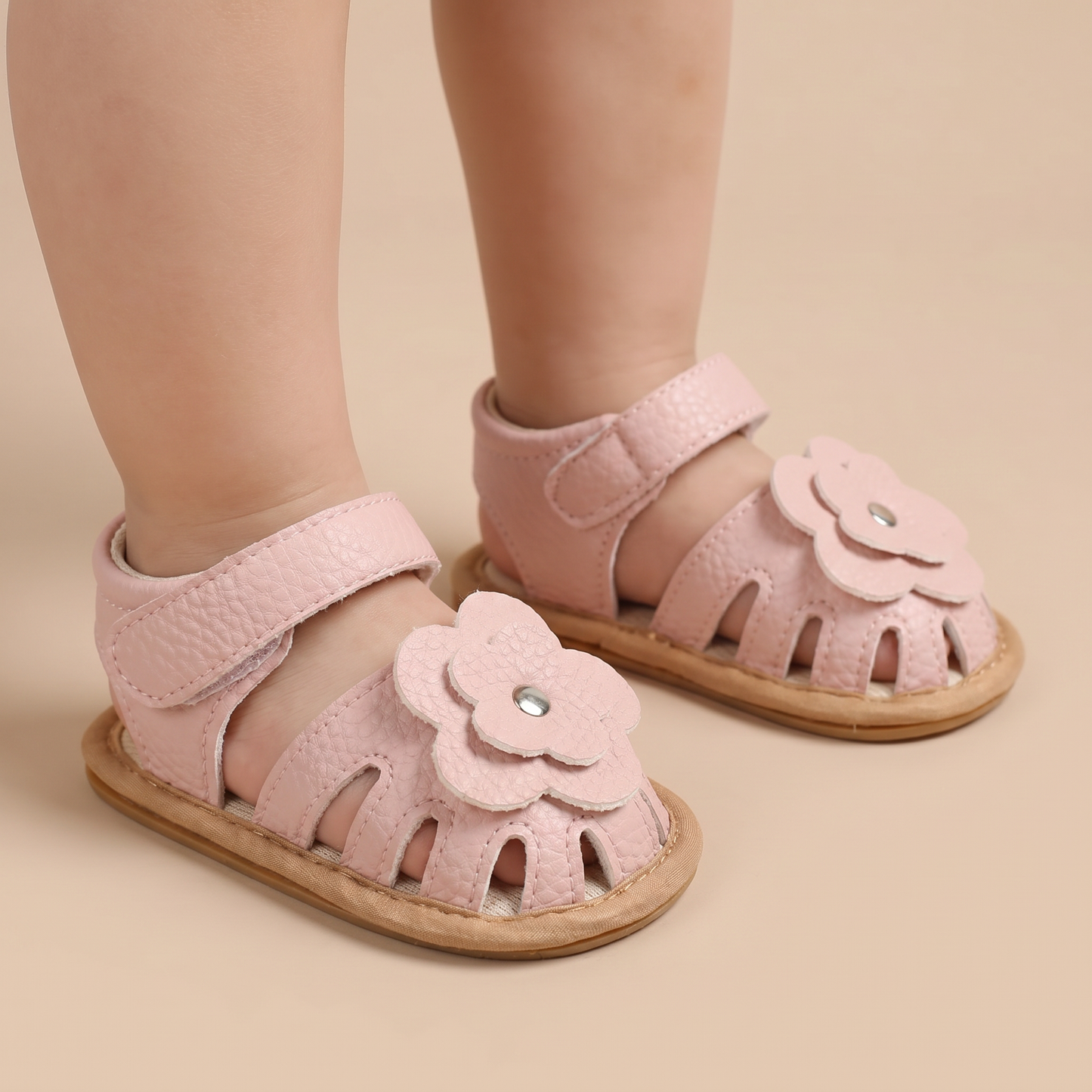Flower Cutout Sandals
