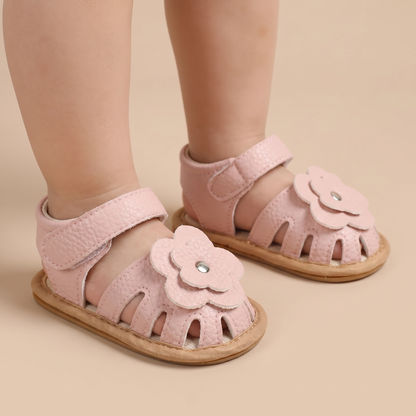 Flower Cutout Sandals