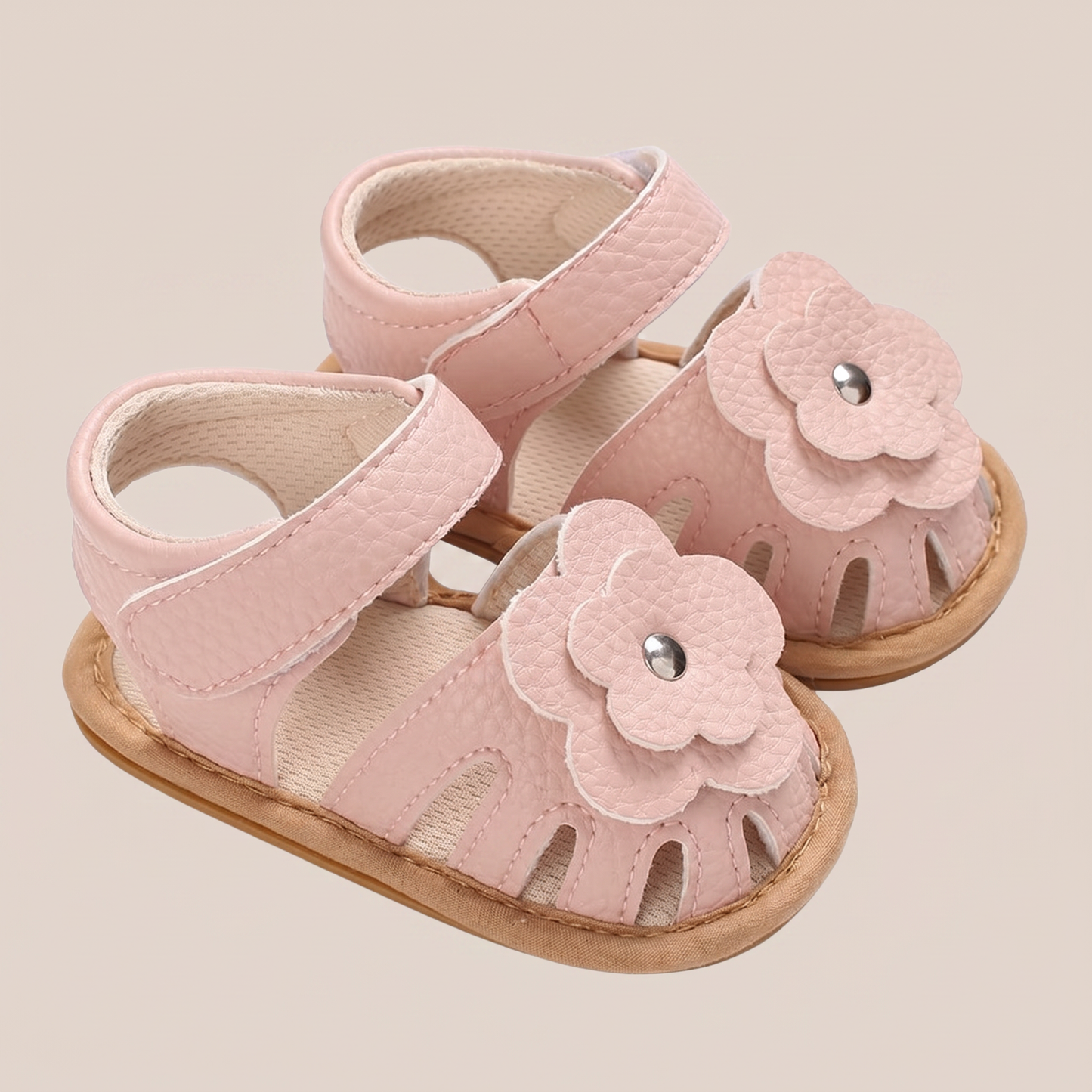Flower Cutout Sandals