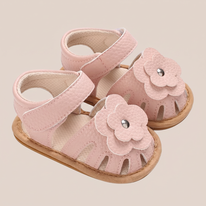 Flower Cutout Sandals