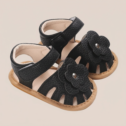Flower Cutout Sandals