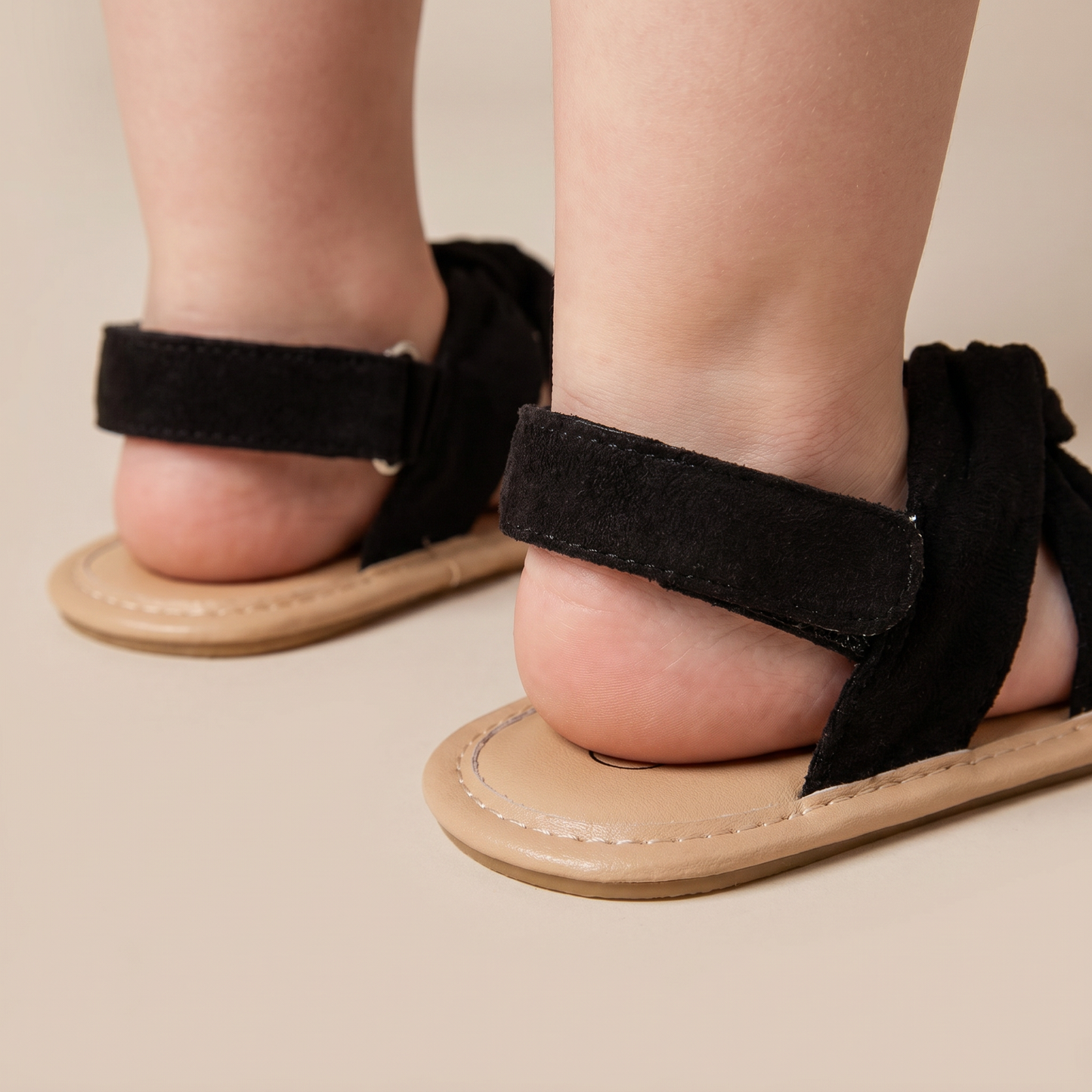 Knotted Cross-Strap Sandals