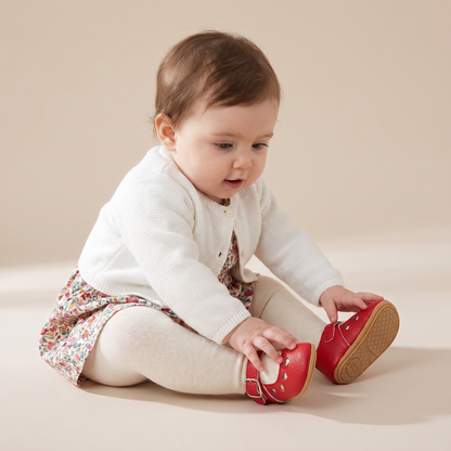 Heart Cutout Mary Jane Shoes