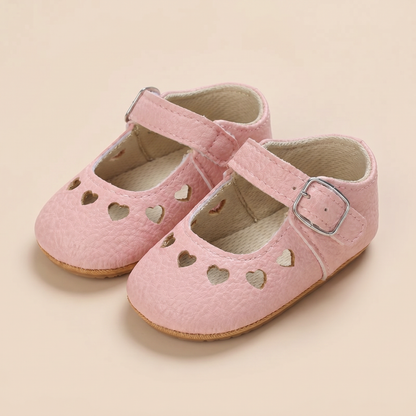 Heart Cutout Mary Jane Shoes