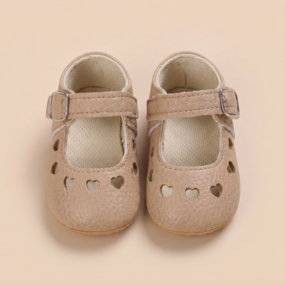 Heart Cutout Mary Jane Shoes