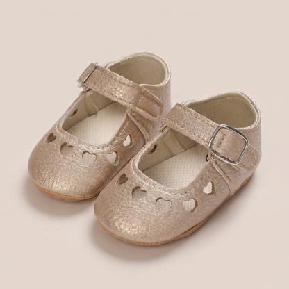Heart Cutout Mary Jane Shoes
