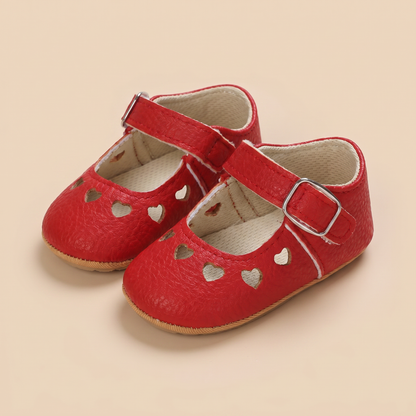 Heart Cutout Mary Jane Shoes